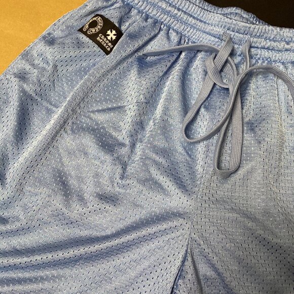 Chrome Hearts CH Mesh Casual Ball Pants-Light Blue - Picture 3 of 6
